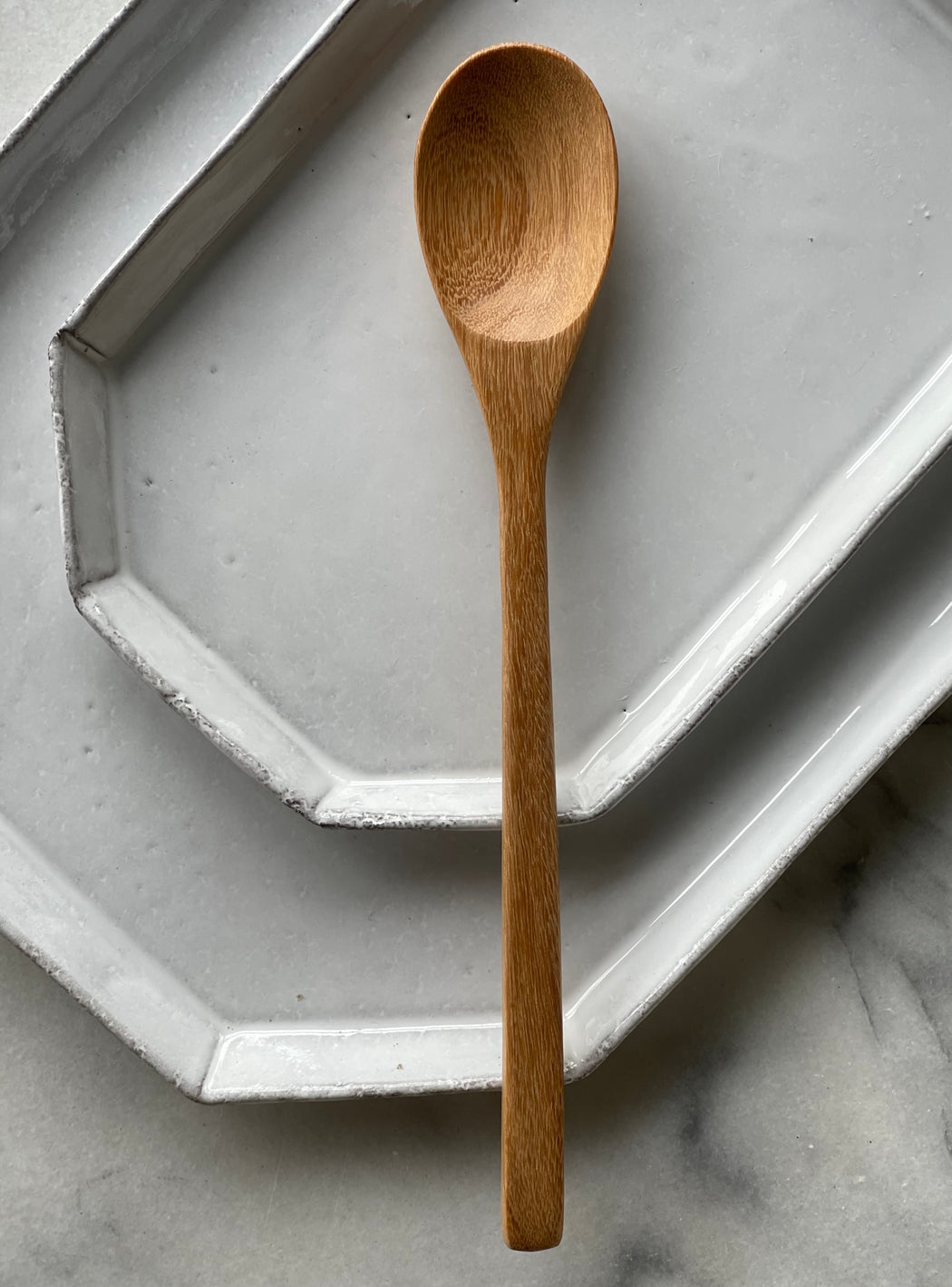 04 Teakwood Long Serving & Stirring Spoon