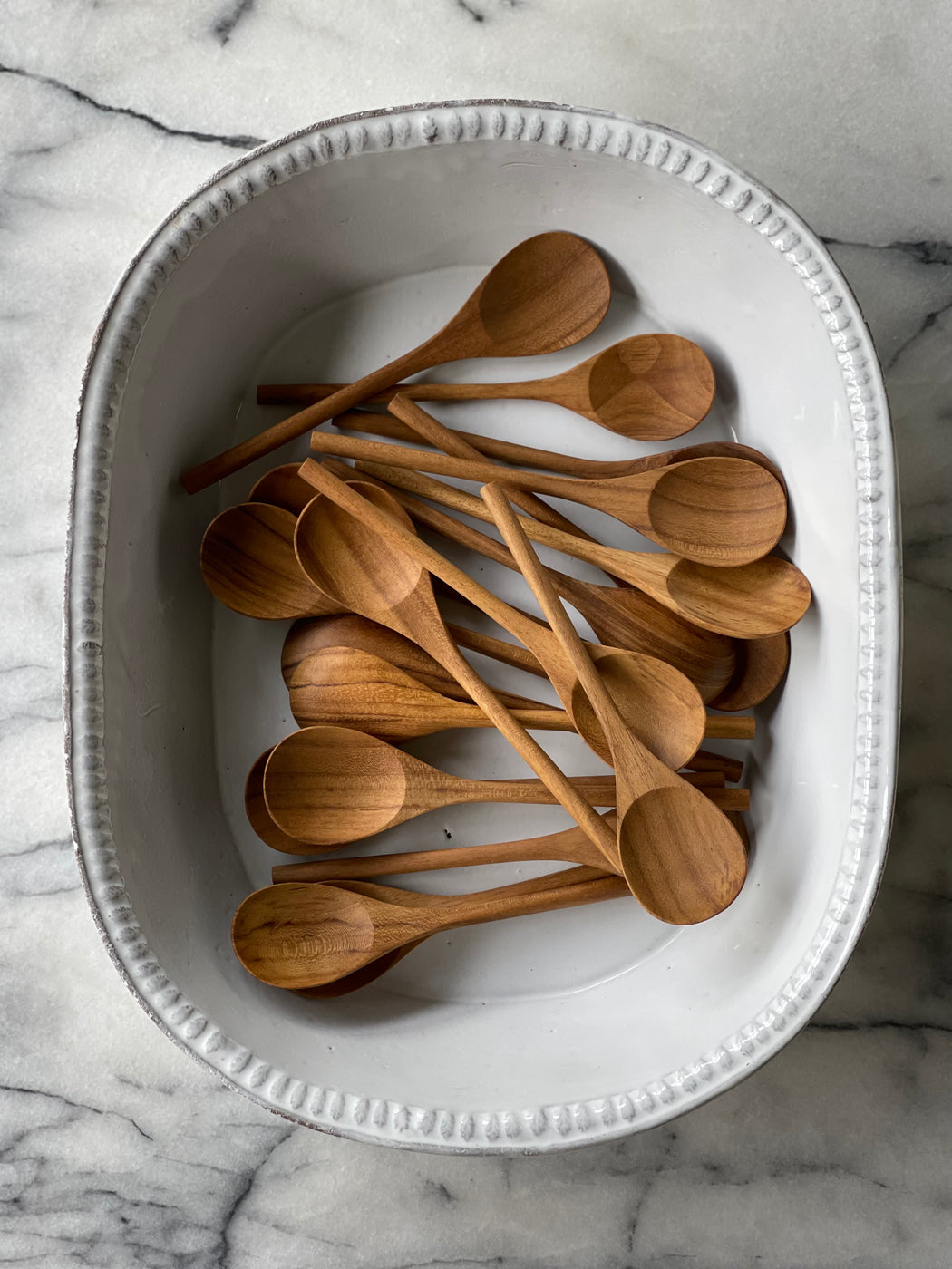 07 Teakwood Japanese Tofu Spoon