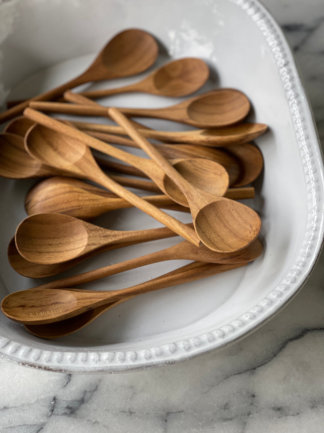 07 Teakwood Japanese Tofu Spoon